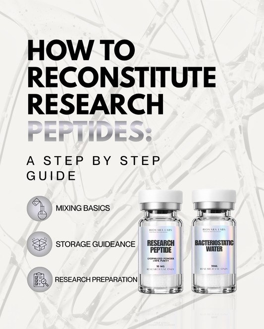How to Reconstitute Research Peptides: A Step by Step Guide